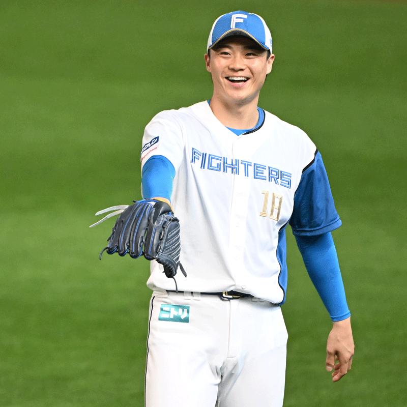 山﨑福也 DTFレプリカ ユニフォーム Mサイズ ファイターズ Amazon.co