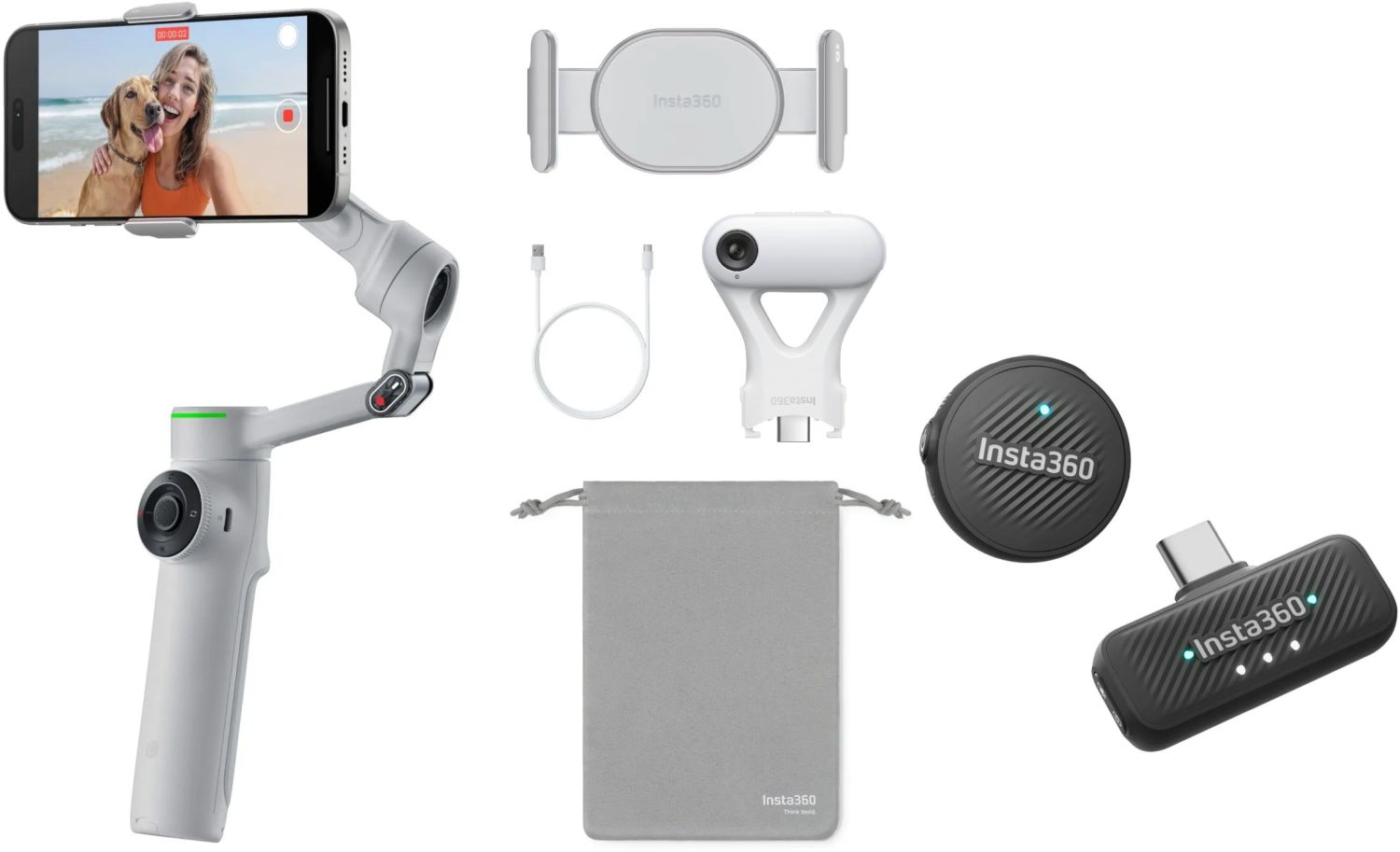 Insta360 Flow StoneGray インスタ360フロー : Insta360 Flow Pro⁄Flow