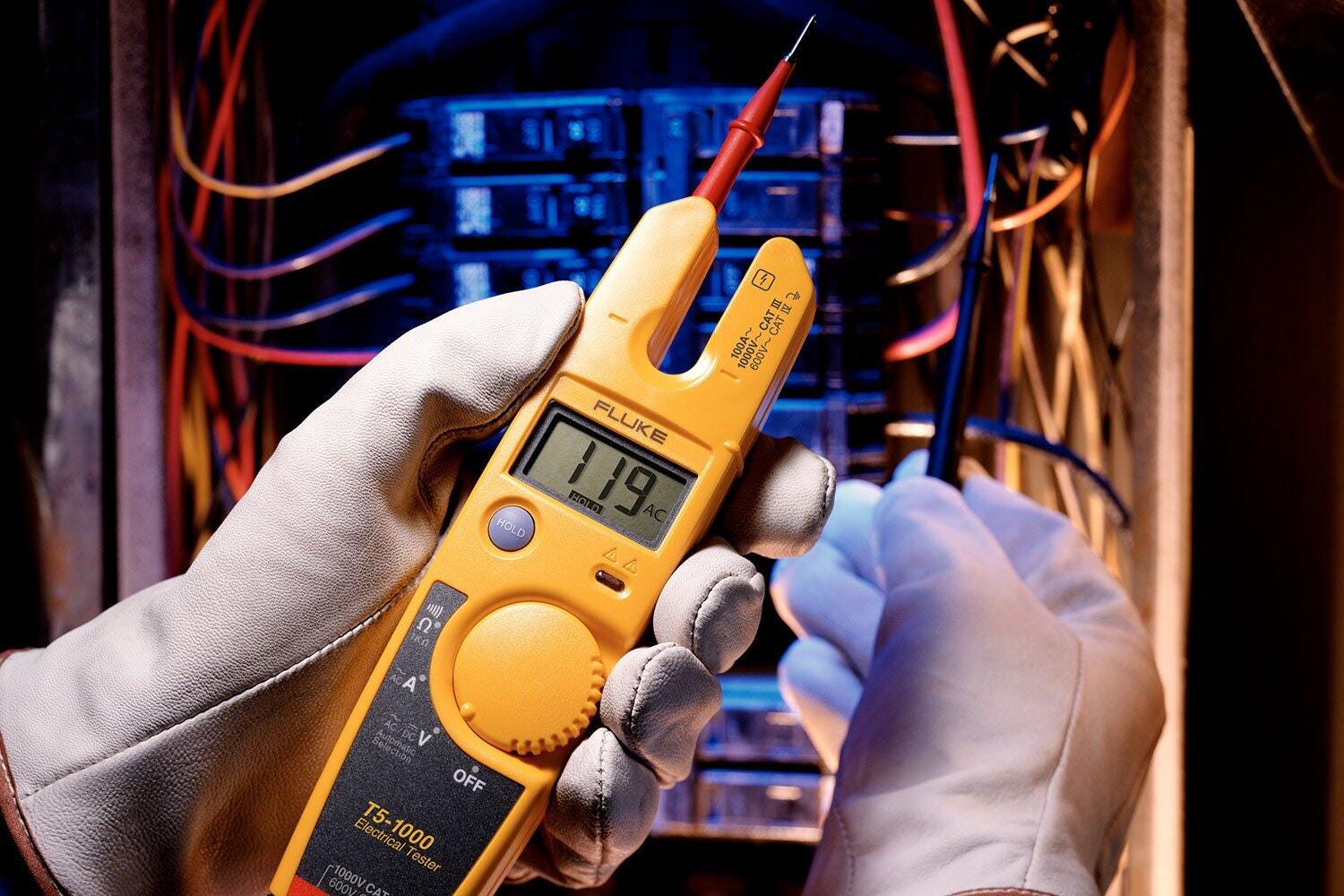 Fluke T5-1000 Voltage, Continuity and Current Tester | Fluke