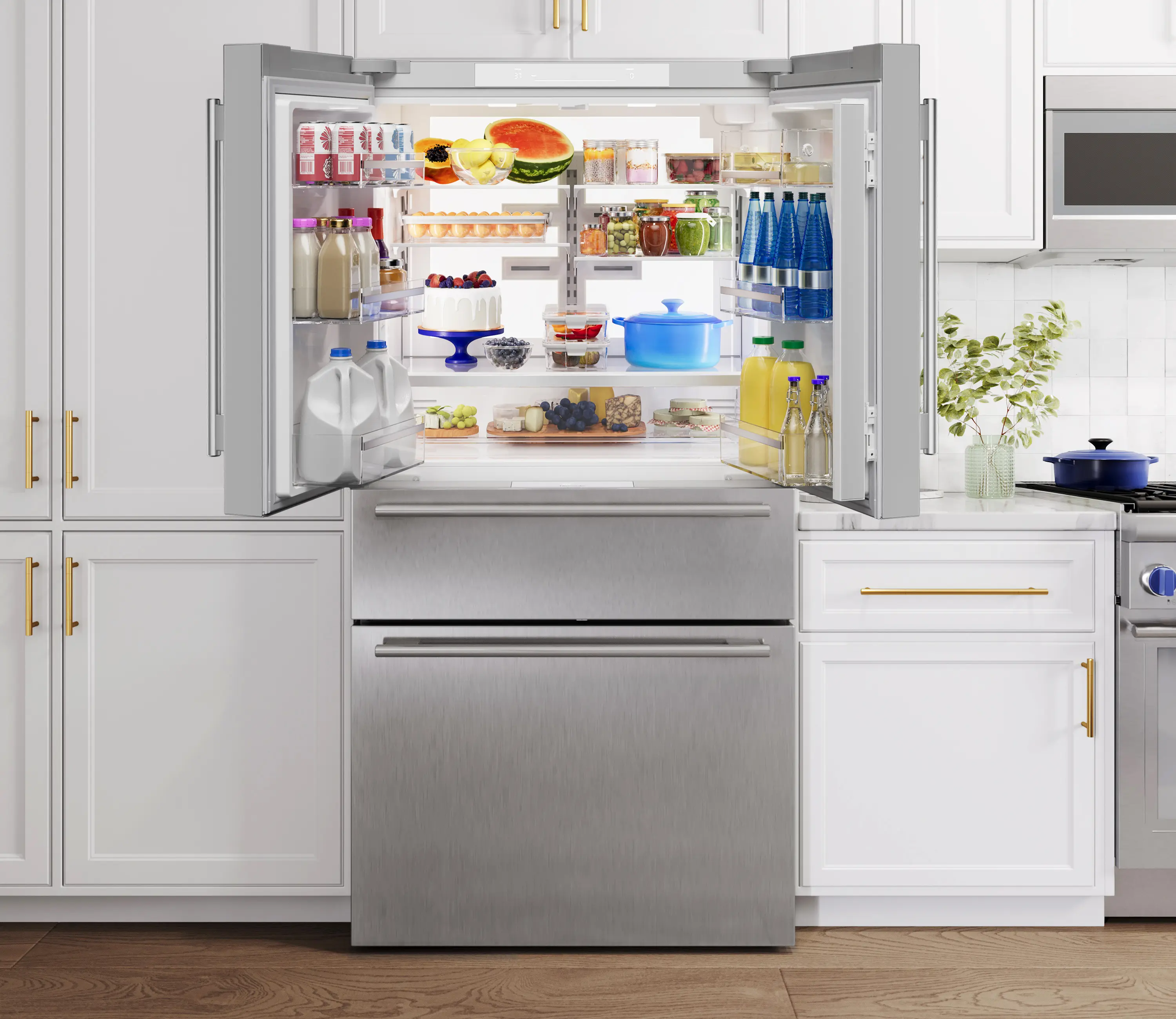 T36FL810NS Freestanding French Door Bottom Mount Refrigerator