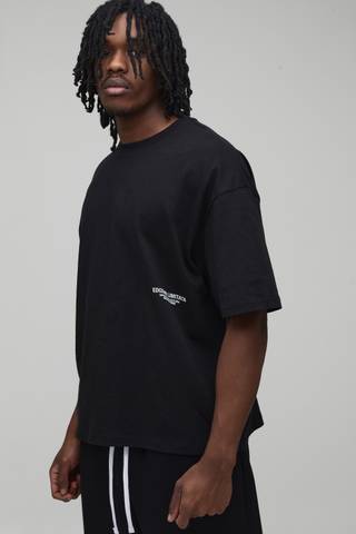 T-Shirts | Tall Oversized Korn License T-shirt In Black | boohooMAN