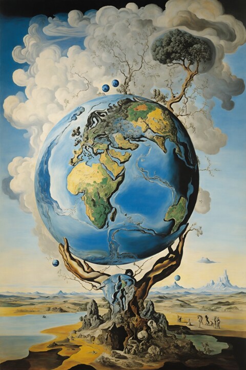 The Earth, Digital Arts by Pako Benoit | ArtMajeur