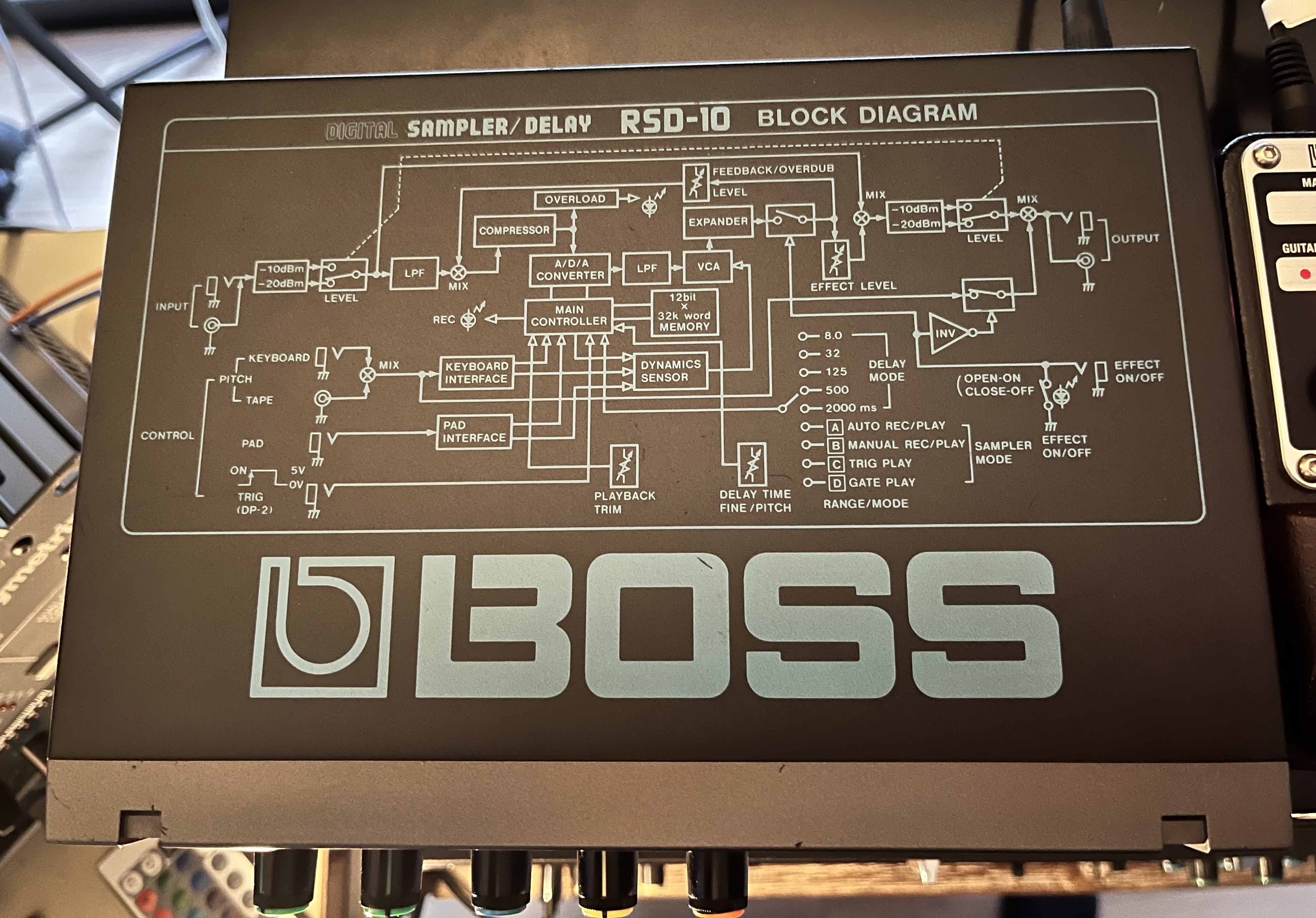 RSD-10 Digital Sampler/Delay Boss - Audiofanzine