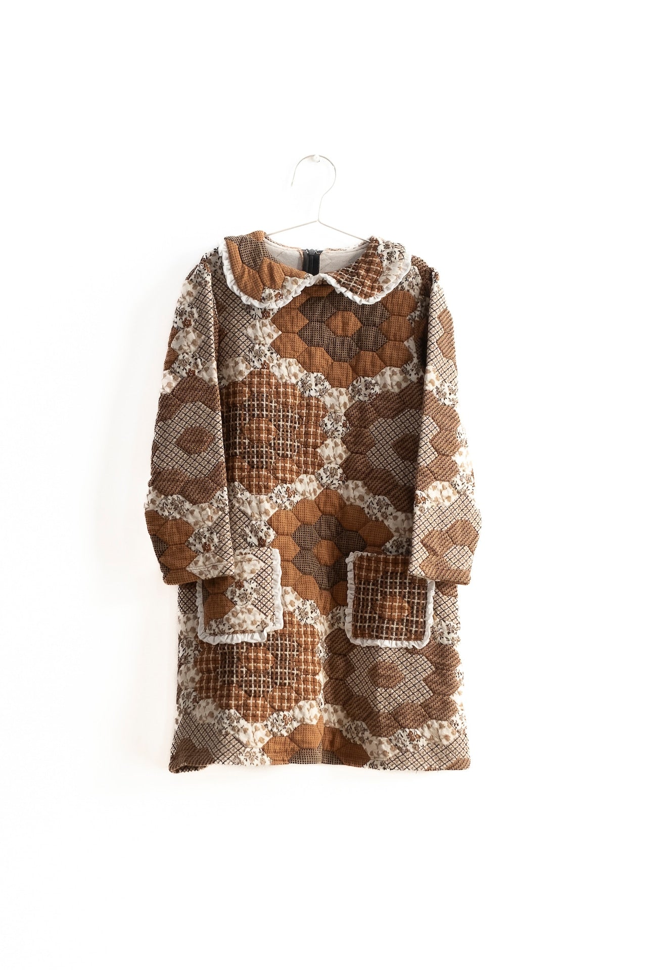 FISH & KIDS〛 PATCHWORK DRESS WITH COLLAR (Kids and Women) – Melty