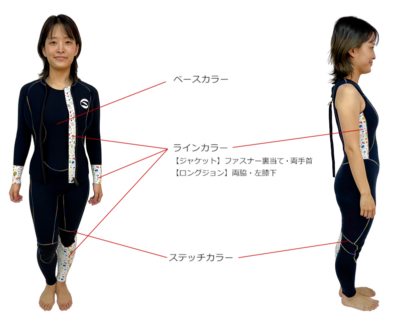 mellow girls｜サーフィン用レディースウェットスーツのオーダー販売