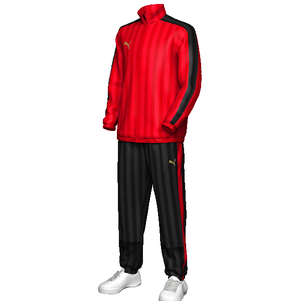 プーマ （PUMA） Line Model裏付ウィンドブレーカーシャツ/リブあり