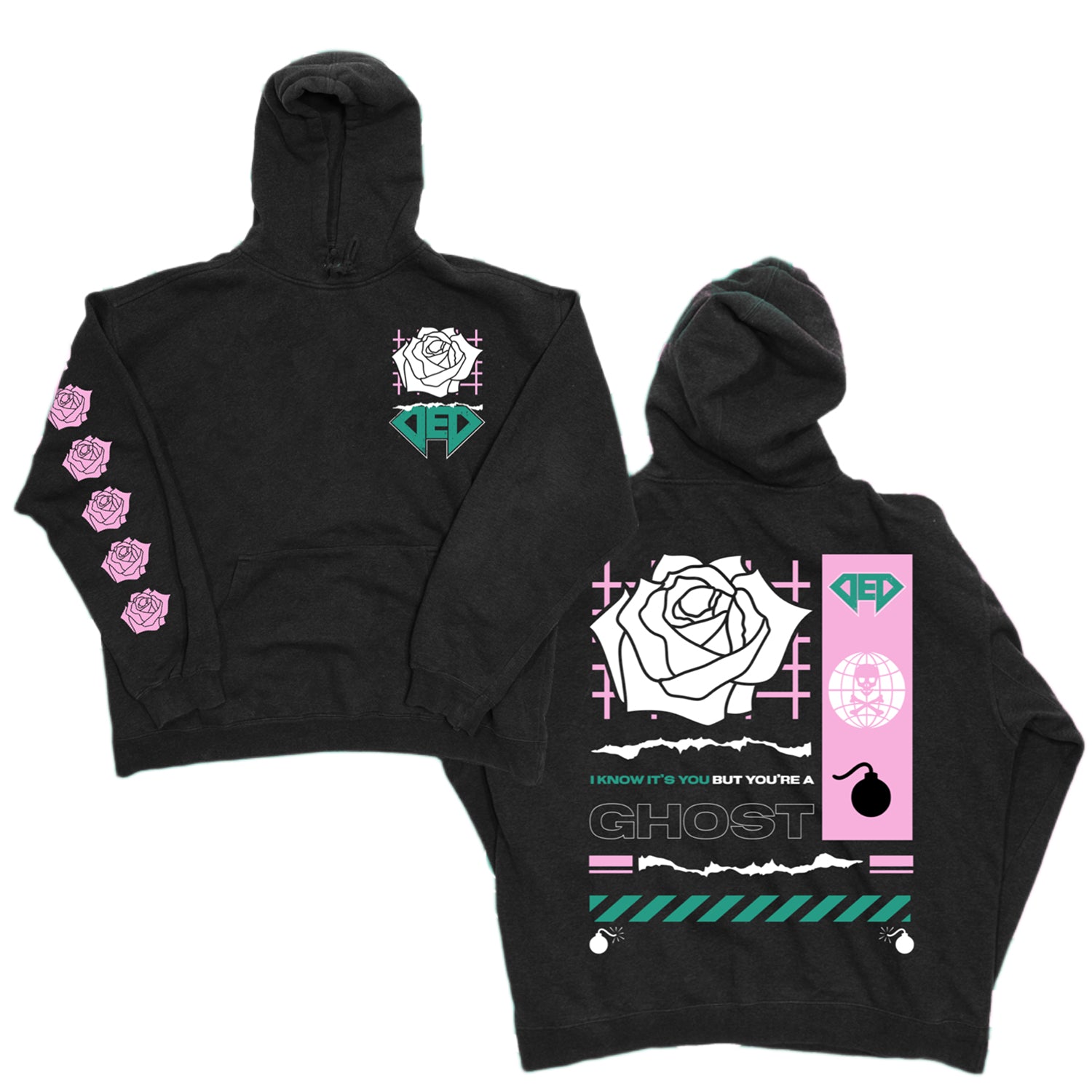 Rose - Black Pullover – MerchNow