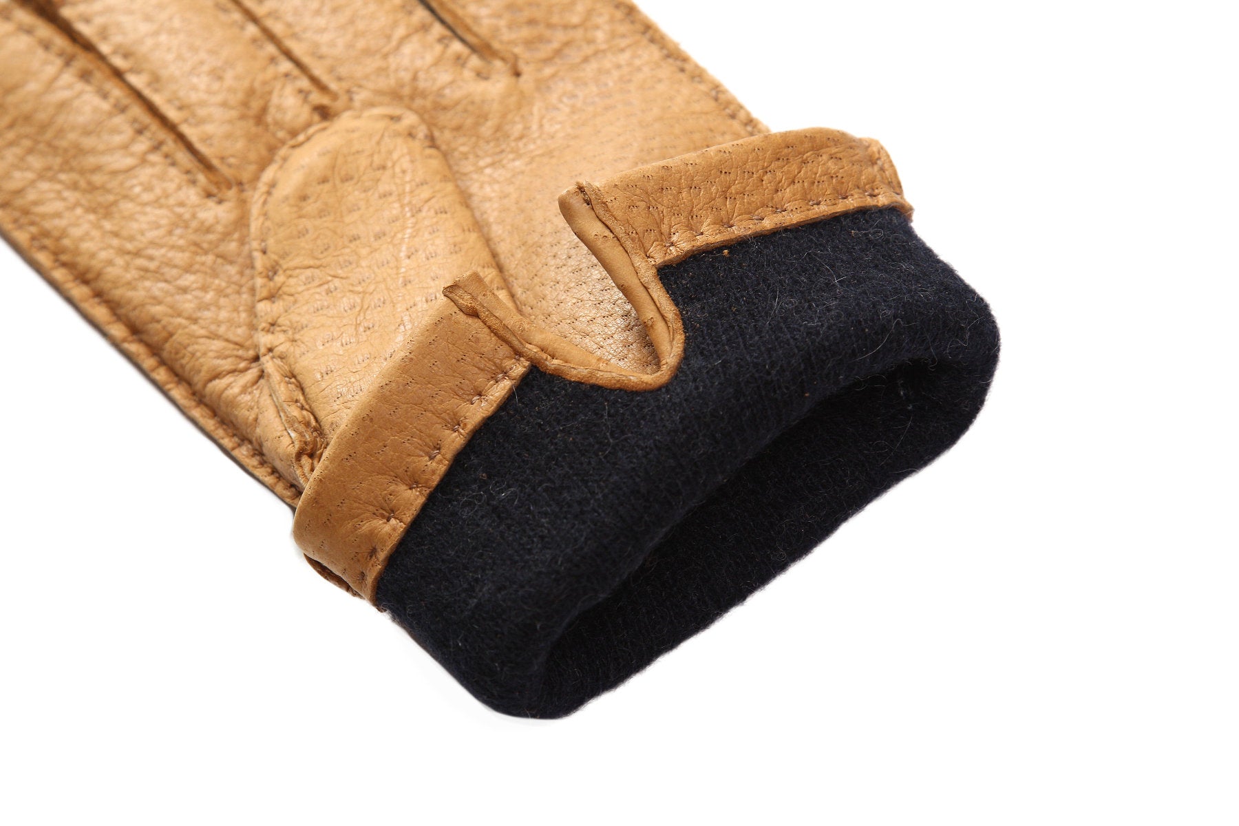 メンズ手袋◇ペッカリー◇キャメル/NATUR《カシミヤ》 – Merola