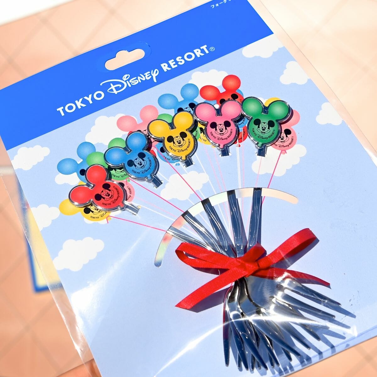 ミッキーバルーンデザイン！東京ディズニーランド スプーン・フォーク