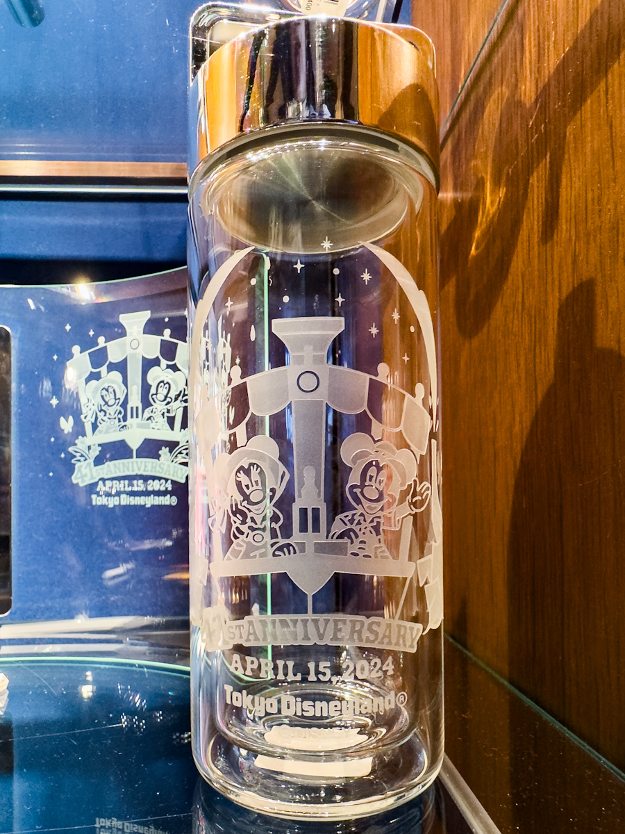 東京ディズニーランド開園41周年記念ガラスグッズ -