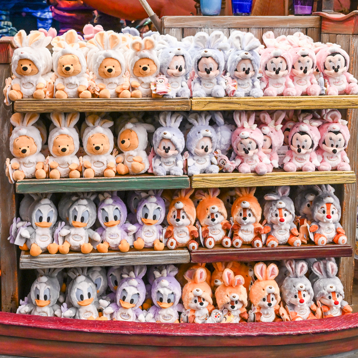 ディズニー 着ぐるみ ぬいぐるみマスコット 干支のうさぎになりきり！