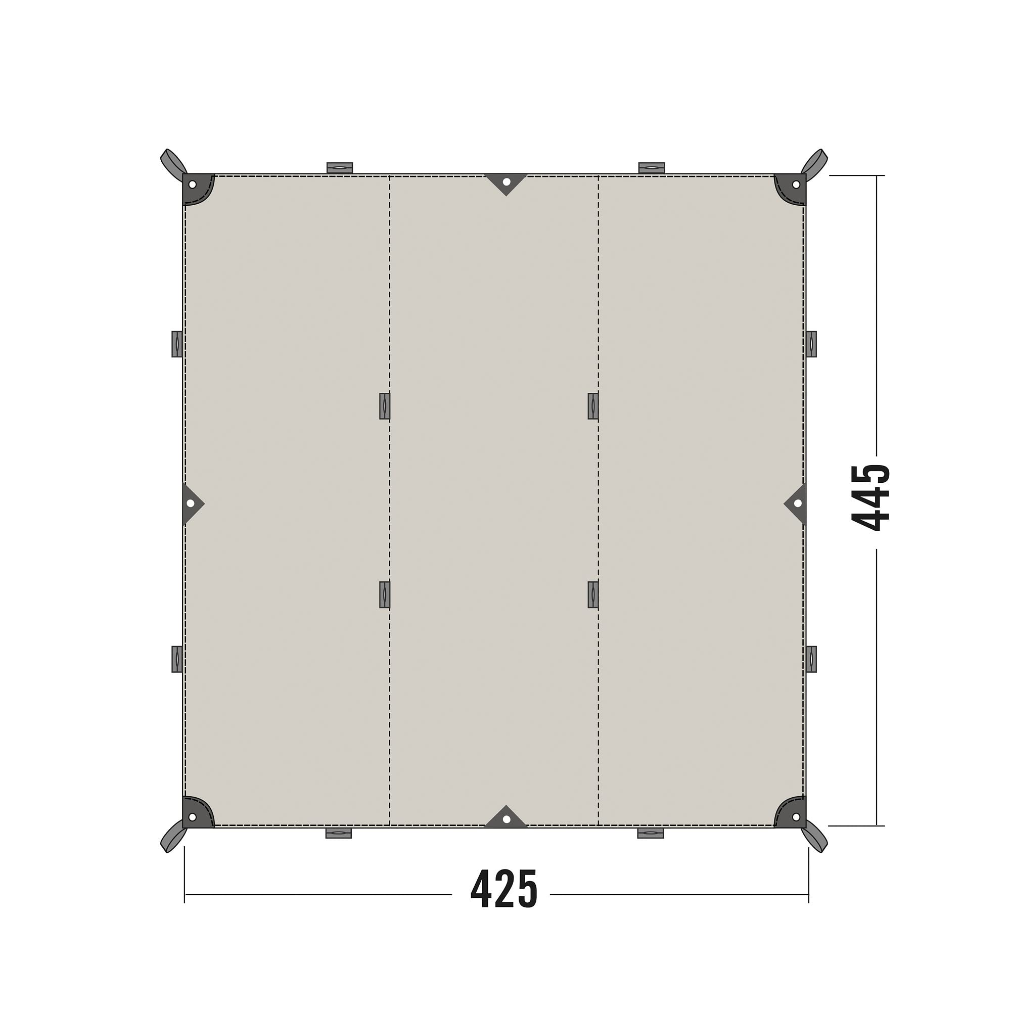 Amazon | TATONKA(タトンカ) タープ TARP 1 TC 425 x 445cm