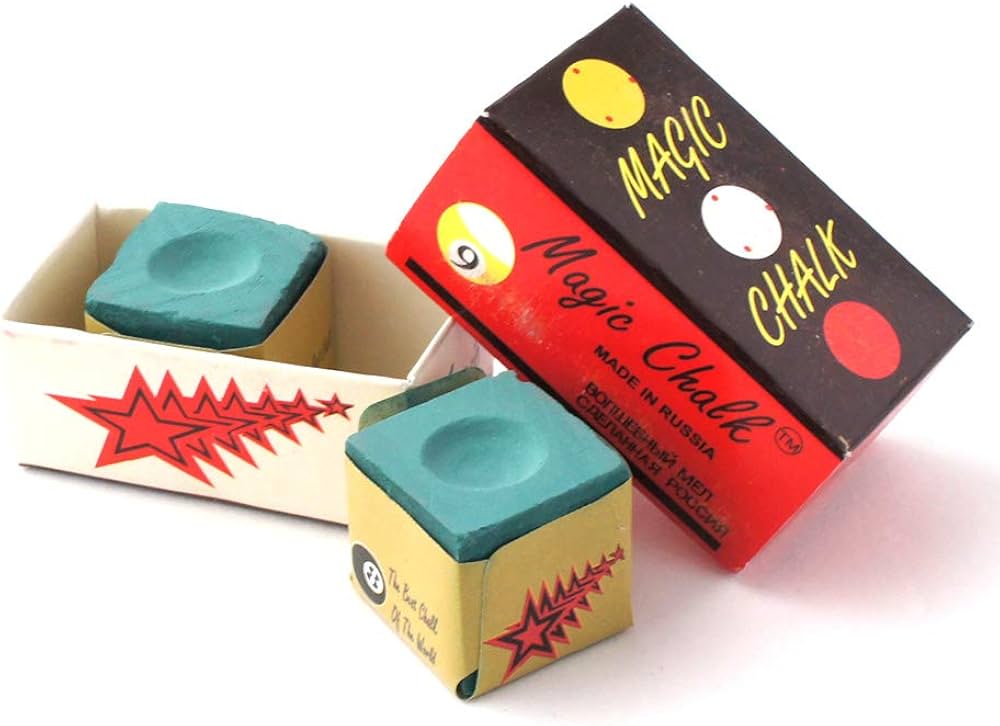Amazon.co.jp: ビリヤード チョーク Magic Chalk マジックチョーク 緑