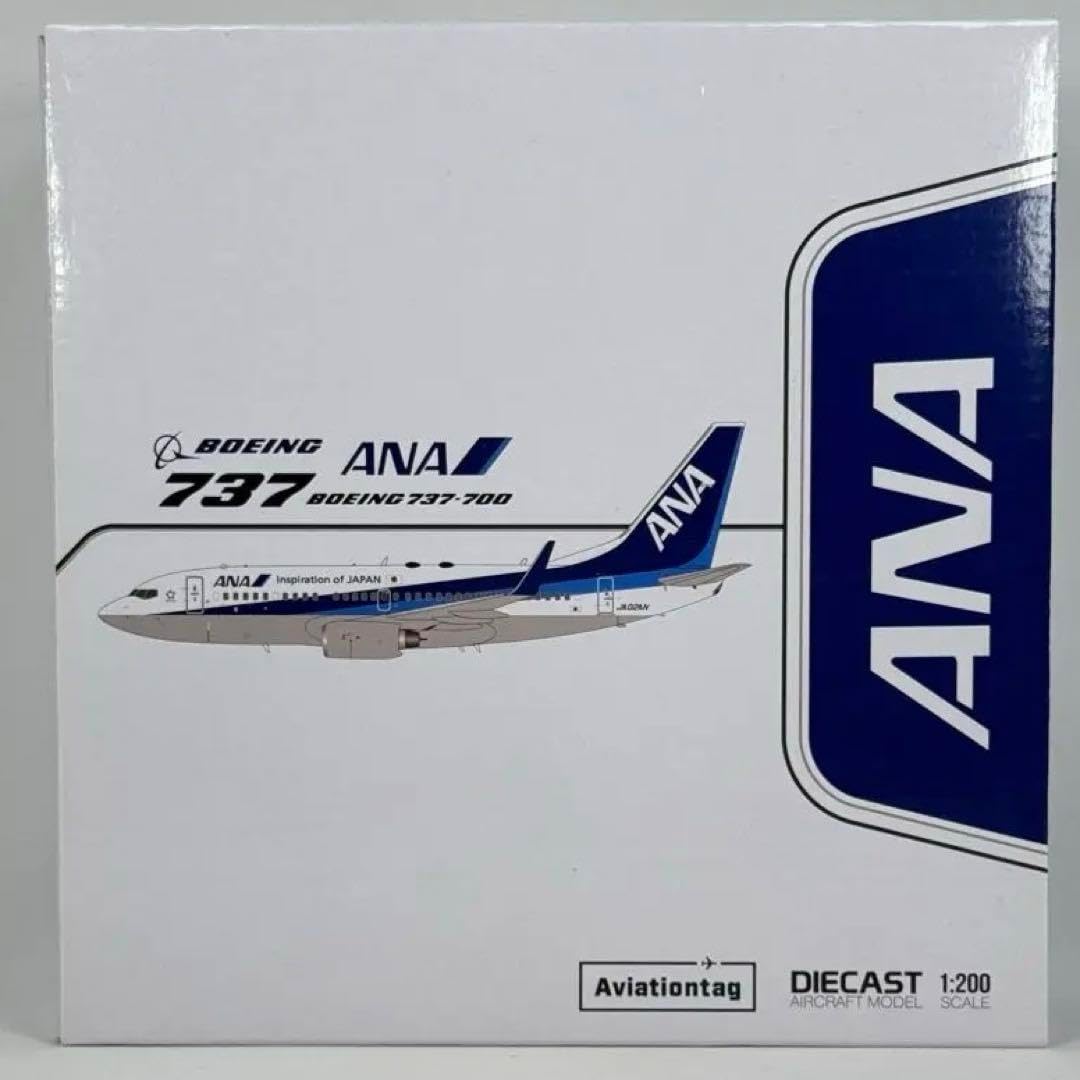 公式宣伝画像（本物） ANA Aviationtag JA02AN 完璧な色合い 公式宣伝
