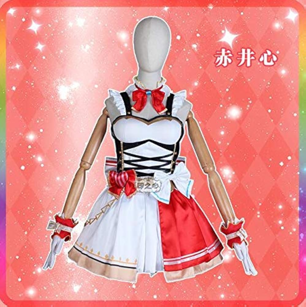 Amazon.co.jp: ホロライブ VTuber 赤井はあと アイドル コスプレ衣装
