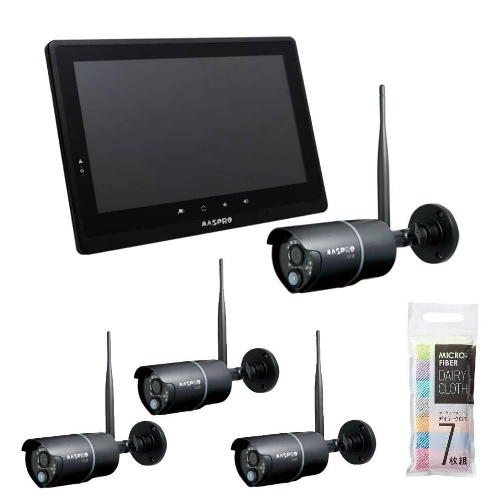Amazon.co.jp: マスプロ電工 防犯カメラ モニター＆ワイヤレスHDカメラ