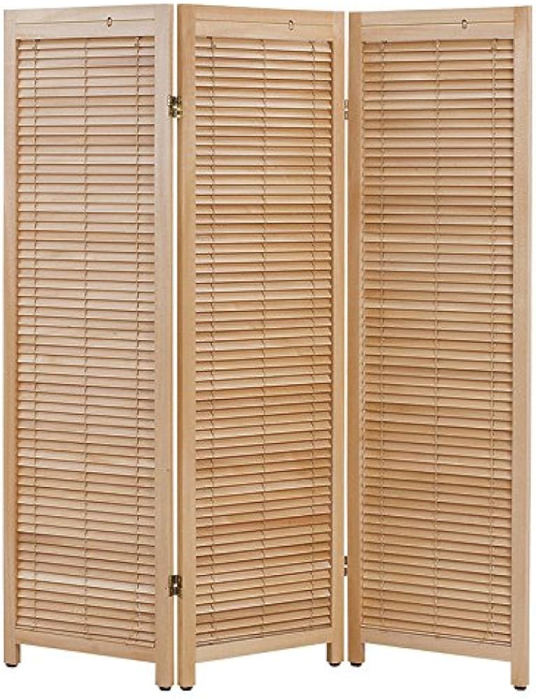 Amazon｜MOCA-HG 可動式 ルーバー 木製 パーテーション 3連 高さ 150cm