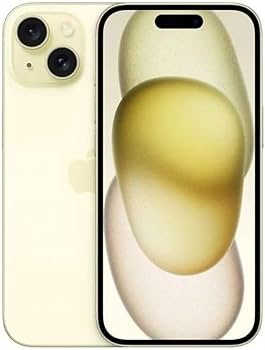 Amazon.com: Apple iPhone 15, 128GB, Yellow - Unlocked (Renewed