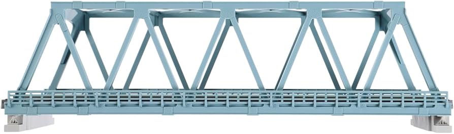 Amazon | KATO Nゲージ 複線トラス鉄橋 ライトブルー 20-436 鉄道模型