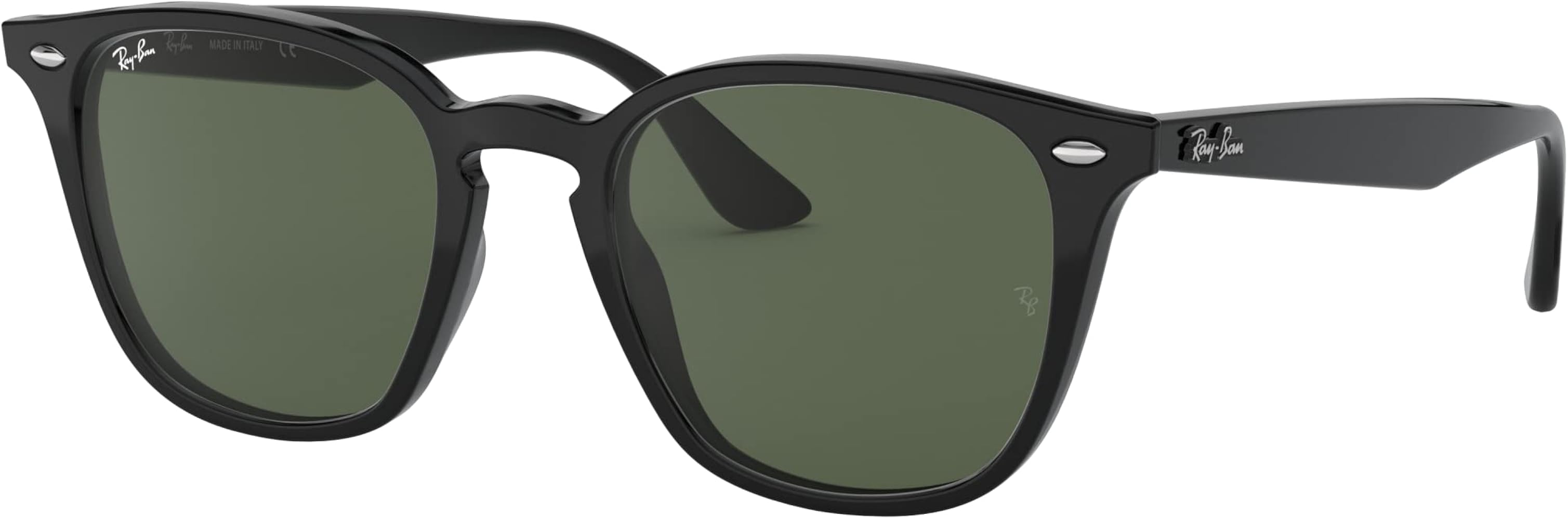 Amazon.com: Ray-Ban Unisex RB4258 Square Sunglasses, Black/Dark