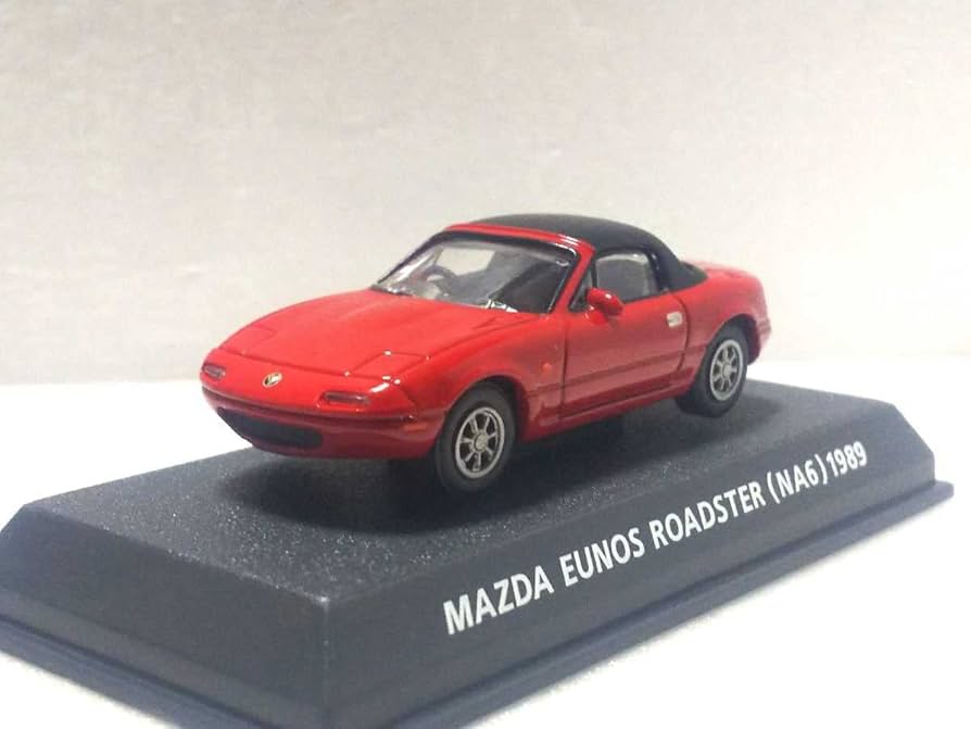Amazon | コナミ 1/64 マツダ ユーノス ロードスター NA6CE 1989 赤