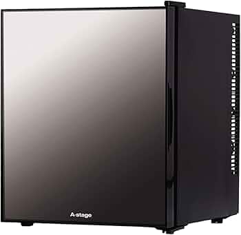 Amazon.co.jp: エーステージ 冷蔵庫 32L ミラーガラス扉 小型 静音 1