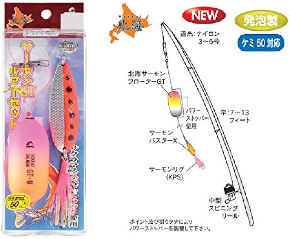 Amazon.co.jp: ナカジマ ウキ 北海サーモンGTルアーセット / 40g