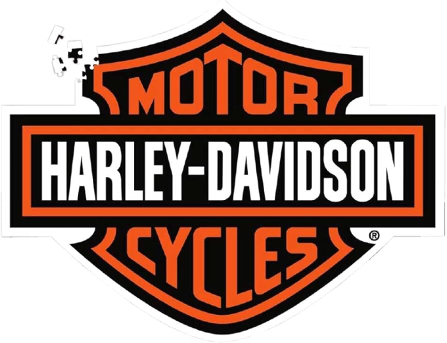 Amazon.com: Harley-Davidson® Bar & Shield Logo Shaped Puzzle - 571