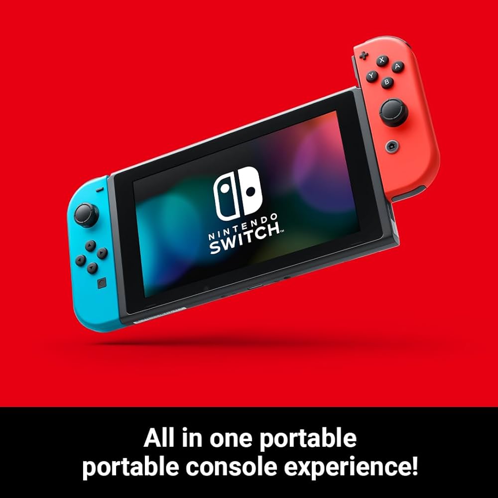 Amazon.co.jp: Nintendo Switch (Neon Red/Neon blue) : ゲーム