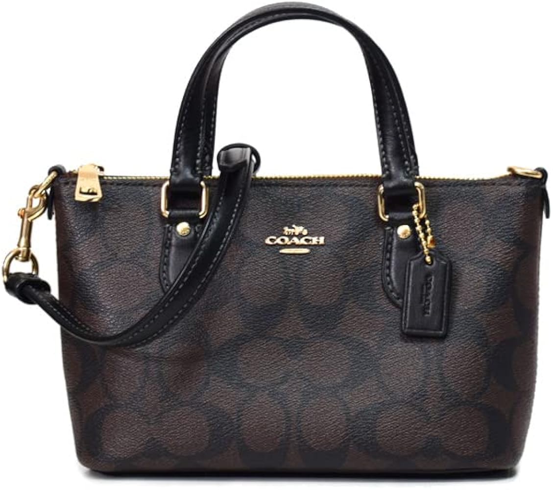 Amazon.co.jp: コーチ バッグ COACH コーティングキャンバス レザー