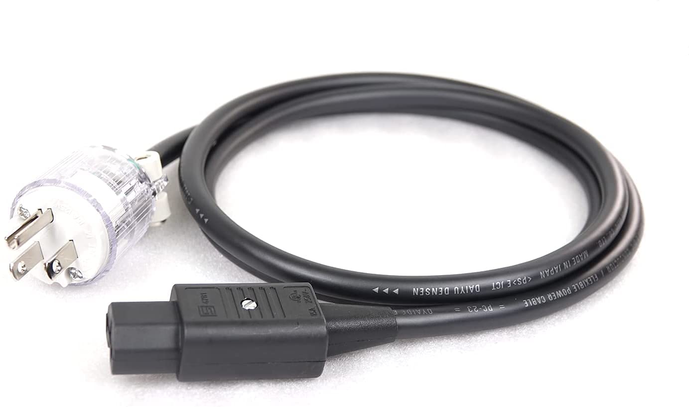 Amazon | オヤイデ PC-23 軟質OFC電源ケーブル (ME2591-4781) 0.3m