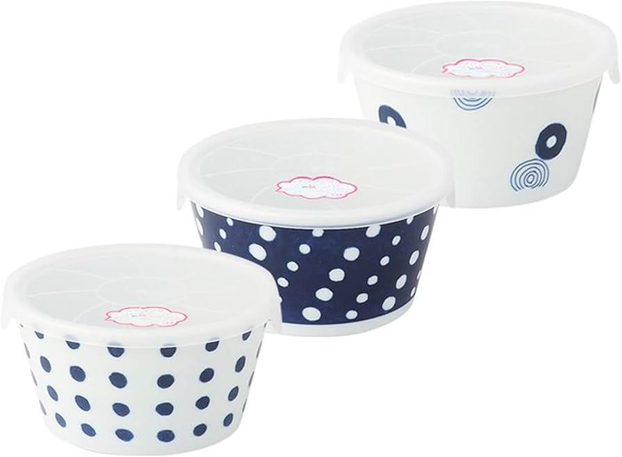 Amazon｜西海陶器 波佐見焼 インディゴジャパン 蓋付 レンジパック