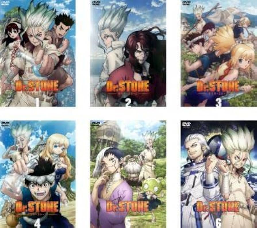 Amazon.co.jp: Dr.STONE ドクターストーン 全6枚 第1話～第24話 最終