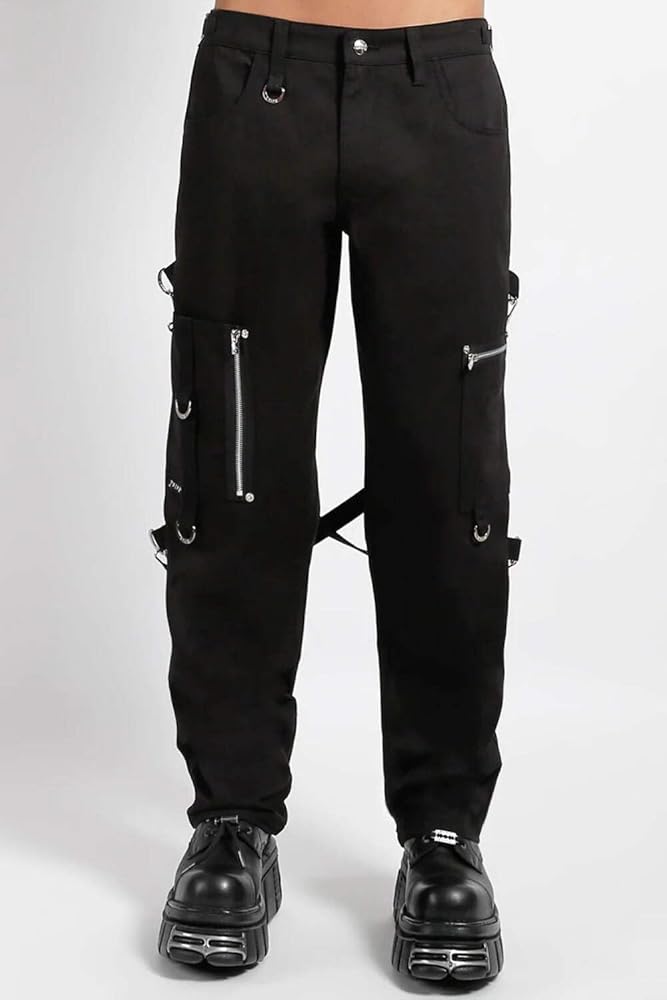 Amazon.com: Tripp NYC Skate Punk Bondage Pants Black 24 : Clothing