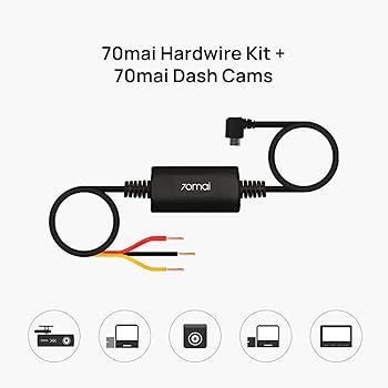 Amazon.co.jp: 70mai Hardwire Kit UP02 駐車監視オプション マイクロ