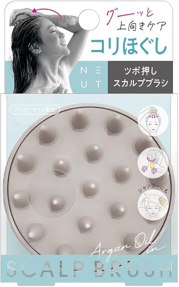 Amazon | ニュート爽快スカルプブラシ | 頭皮マッサージブラシ 通販