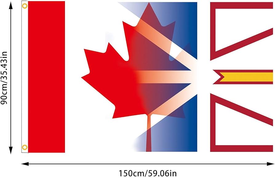 Canada Newfoundland and Labrador Flag for Outdoor Canadian Region