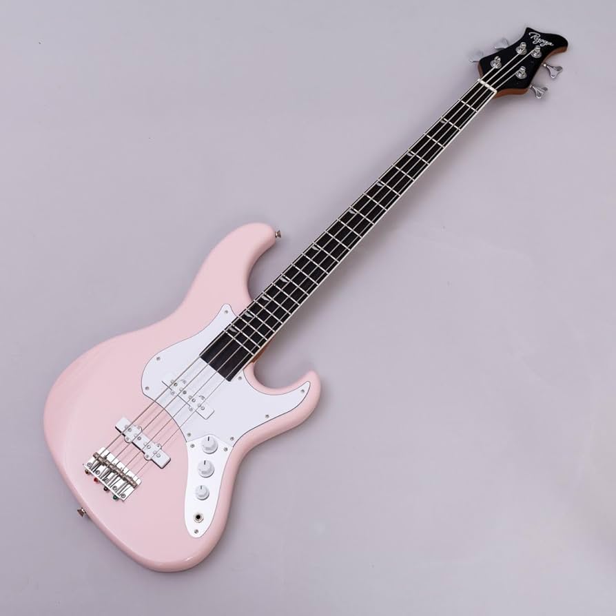 Amazon | Ryoga VAL-BASS Shell Pink エレキベース ジャズベースタイプ