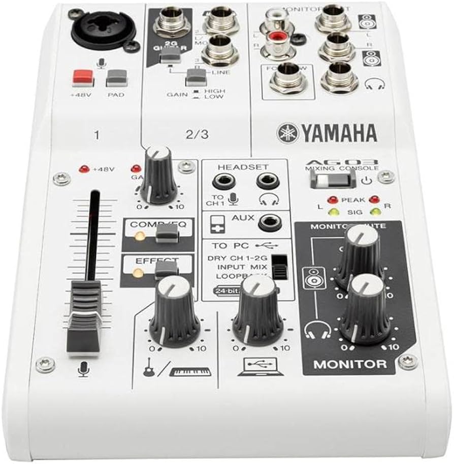 値下げ不可 Yamaha AG03 オーディオインターフェイス 値下げ不可
