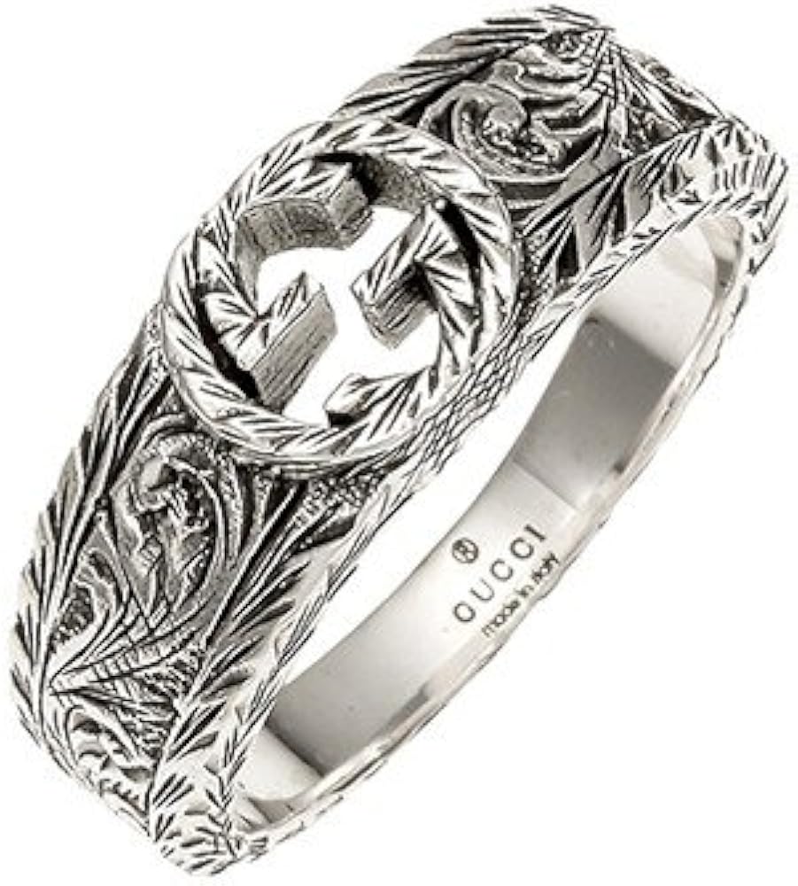 Amazon.co.jp: (グッチ) GUCCI レディース&メンズ シルバー リング