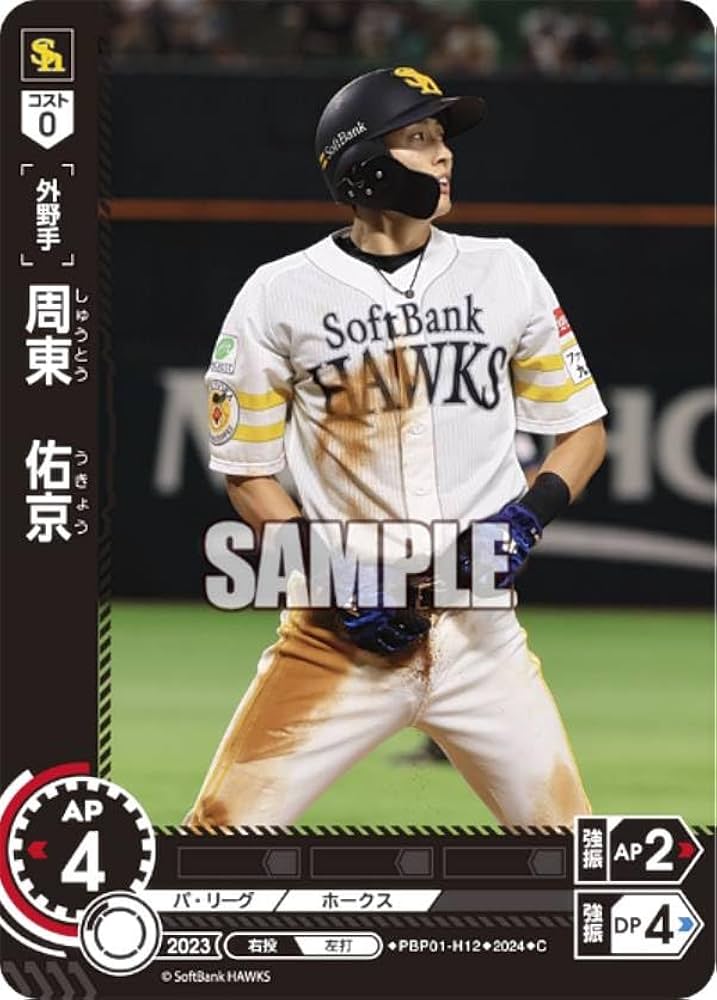 Amazon.co.jp: ドリームオーダー PBP01-H12 周東 佑京 福岡