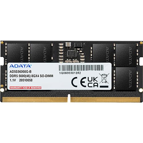 Amazon.co.jp: Adata Premier 8GB 5600MHz SO-DIMM ノートパソコン