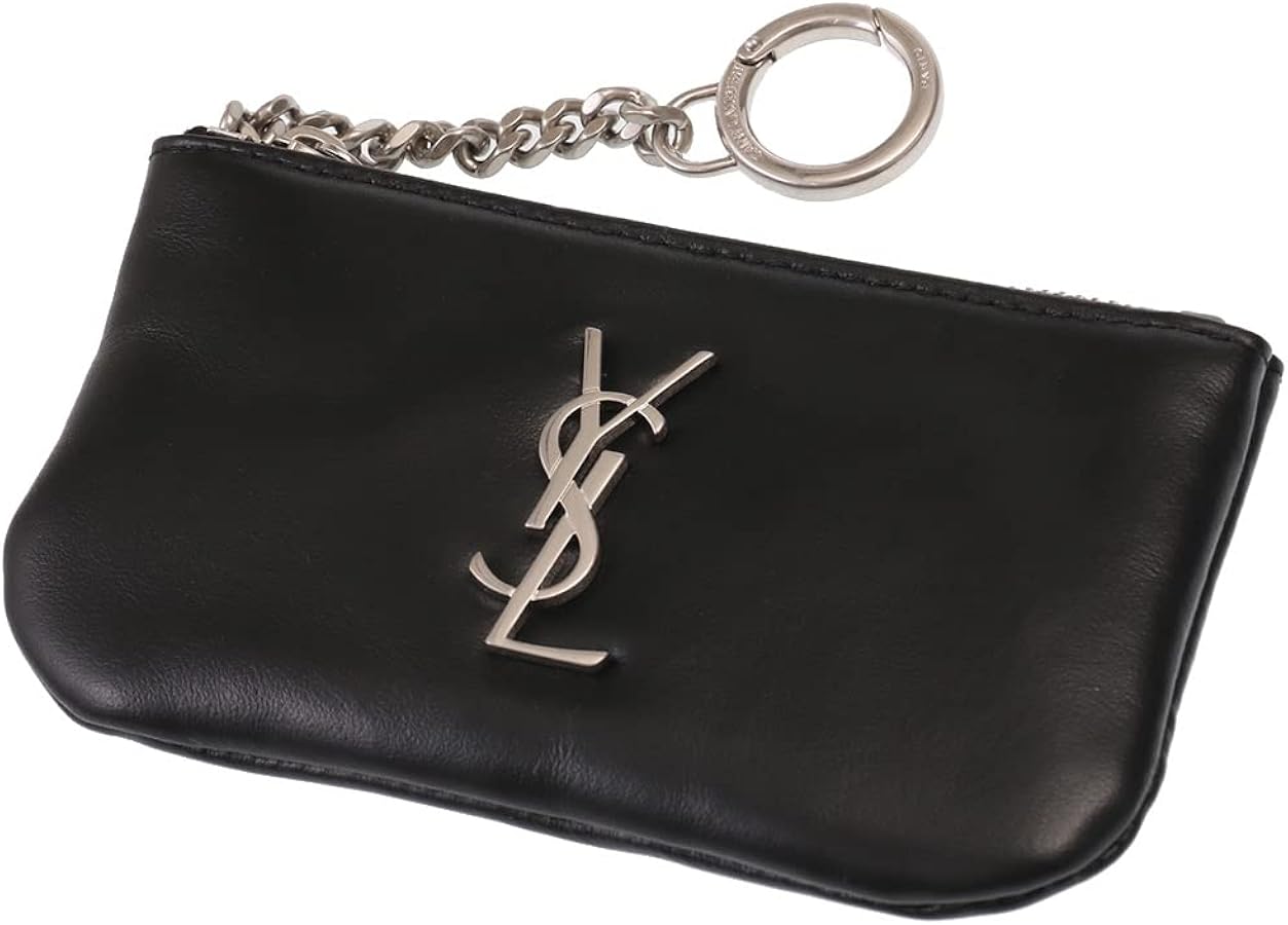 SAINT LAURENT】モノグラム・サンローラン キーポーチ ブラック