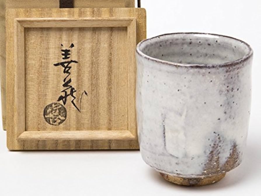 Amazon | 萩焼 波多野 善蔵 波多野指月窯 湯呑 | 波多野 善蔵 | 湯呑み