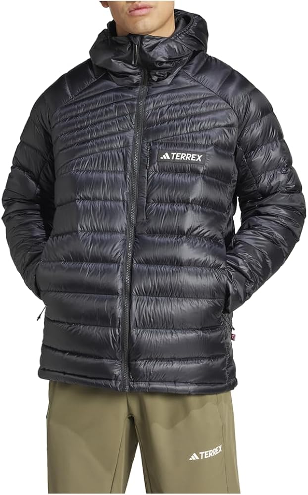 Amazon.com: adidas Mens Terrex Xperior Cold.Rdy Down Hooded Jacket
