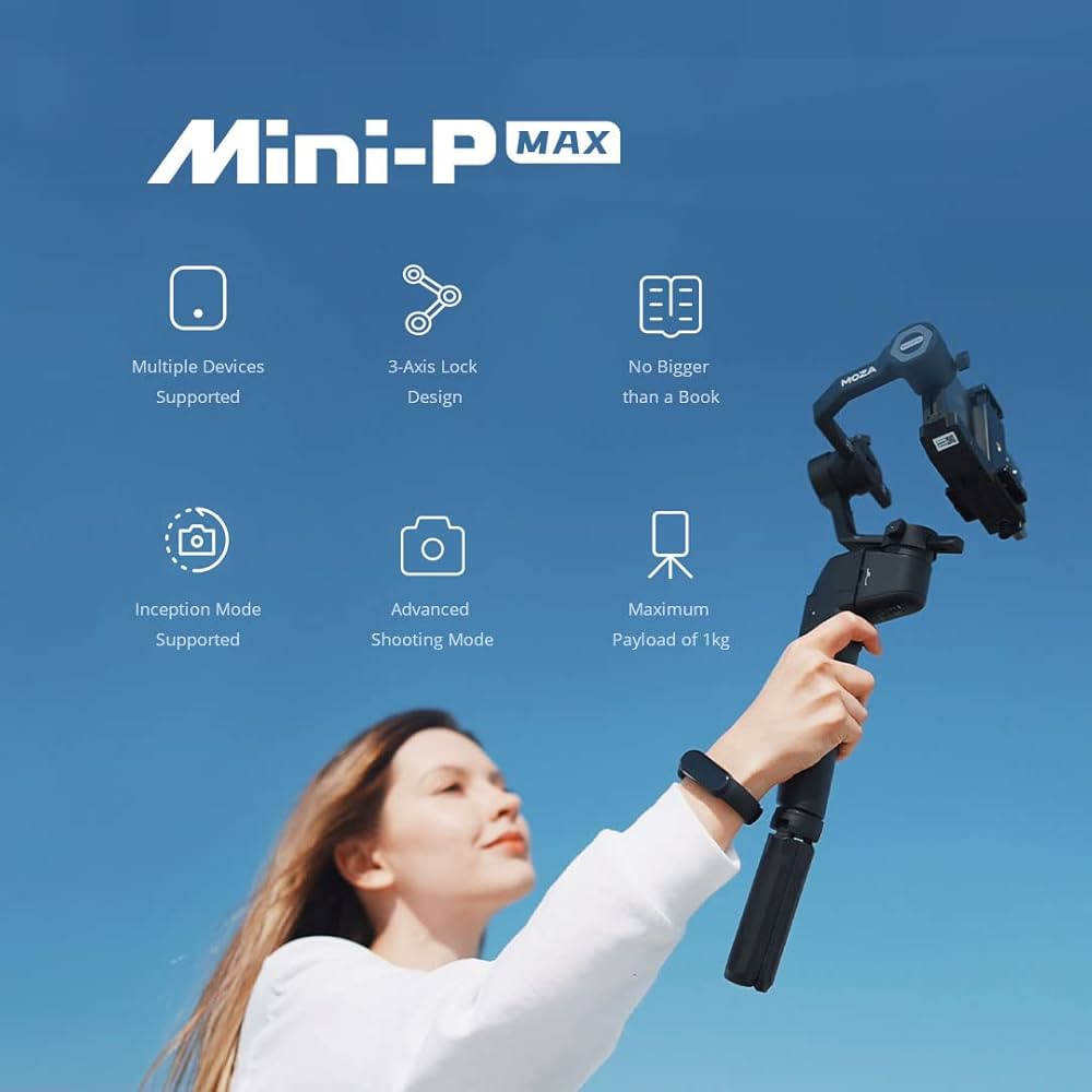 Amazon.co.jp: MOZA 3軸スタビライザー Mini-P スマホ 一眼レフ gopro