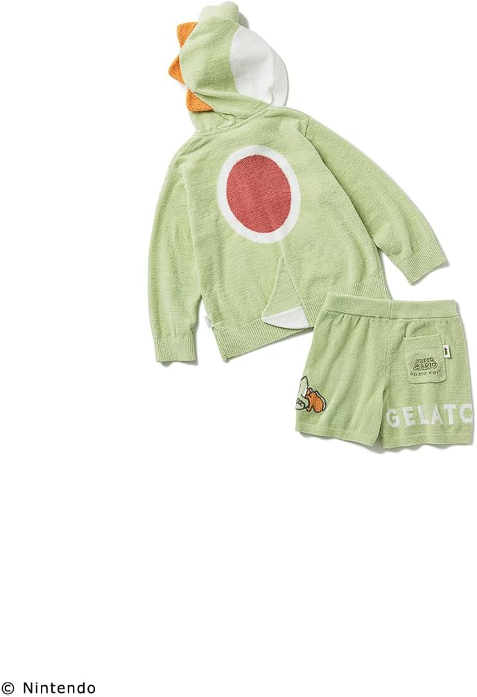 Amazon | 【スーパーマリオ】【キッズ】ヨッシーパーカ&ショートパンツ