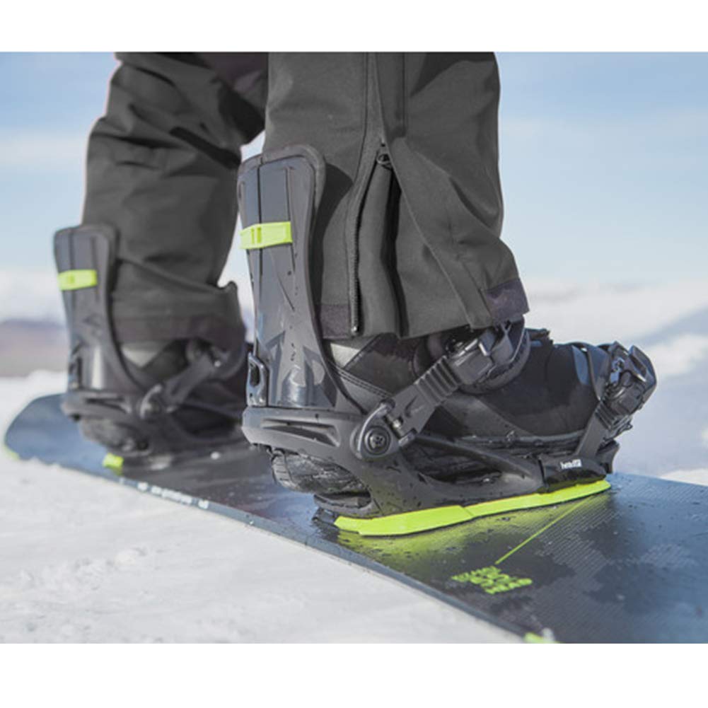 HEAD Unisex NX Six Snowboard Bindings, Black/Florescent Yellow, X
