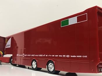 Amazon | 1/43 Iveco Stralis Race Car Transporter Scuderia Ferrari
