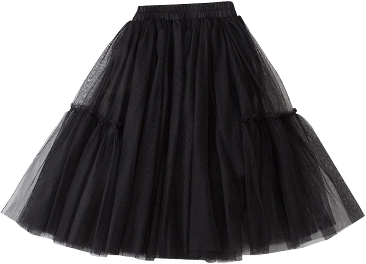 Amazon.com: Little Girls Long Skirt Carnival Tiered Tulle Dress A